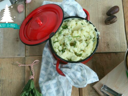 aardappelpuree met munt