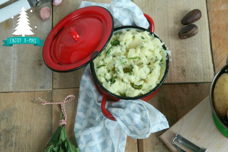 aardappelpuree met munt