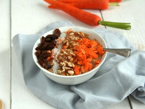 havermout met carrot cake