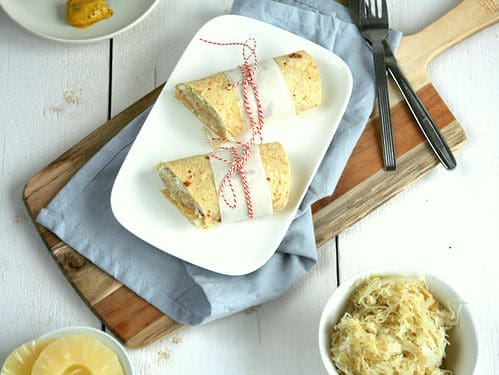 wraps met zuurkool