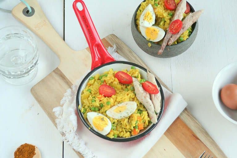Kedgeree met makreel