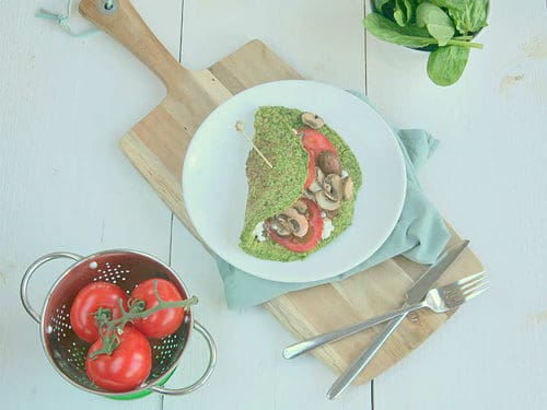 spinazie havermout wraps