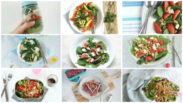 Hoe maak je een gezonde lunch salade?