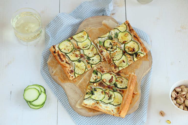 plaattaart met courgette 1a