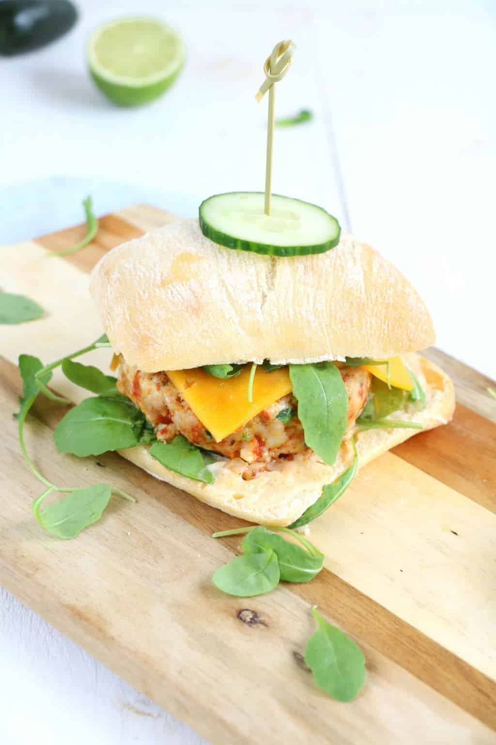 chicken chorizo burger 6a