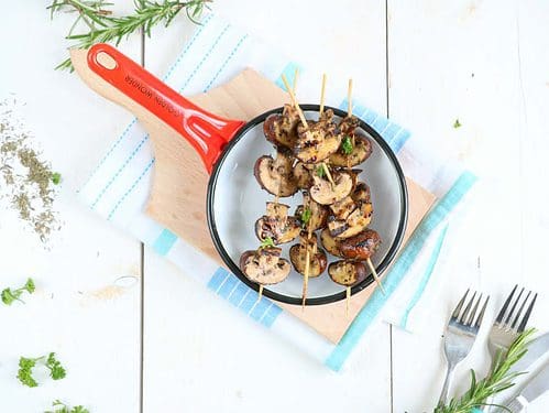 champignon spies met Italiaanse kruiden