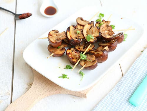 pittige champignons