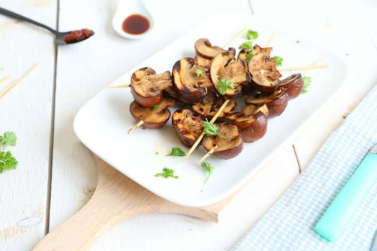 pittige champignons