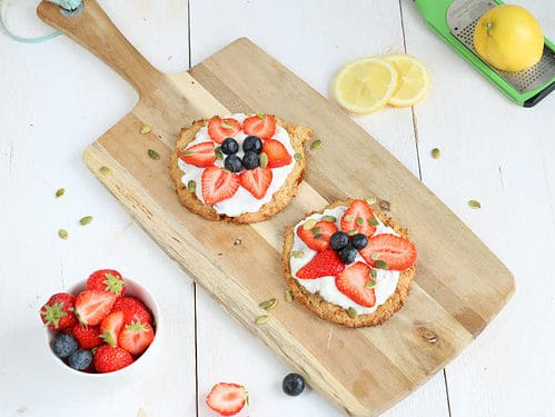 havermout ontbijt pizza