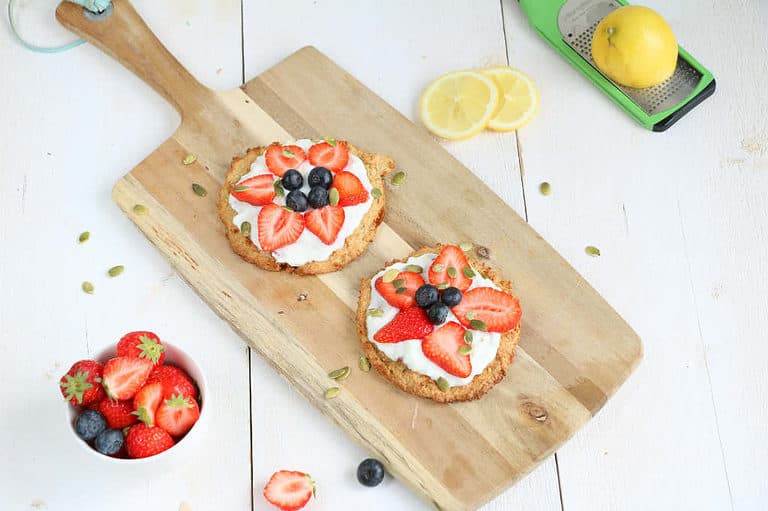 Havermout ontbijt pizza