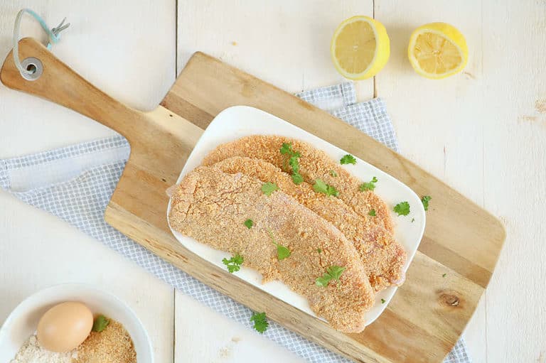 zelf wienerschnitzels maken