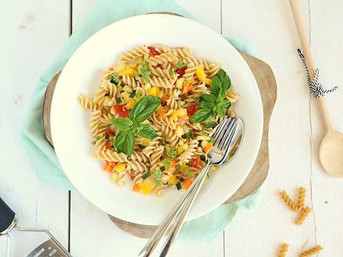 Pasta met groente