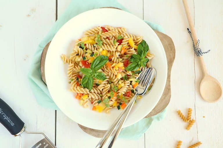 Pasta met groente