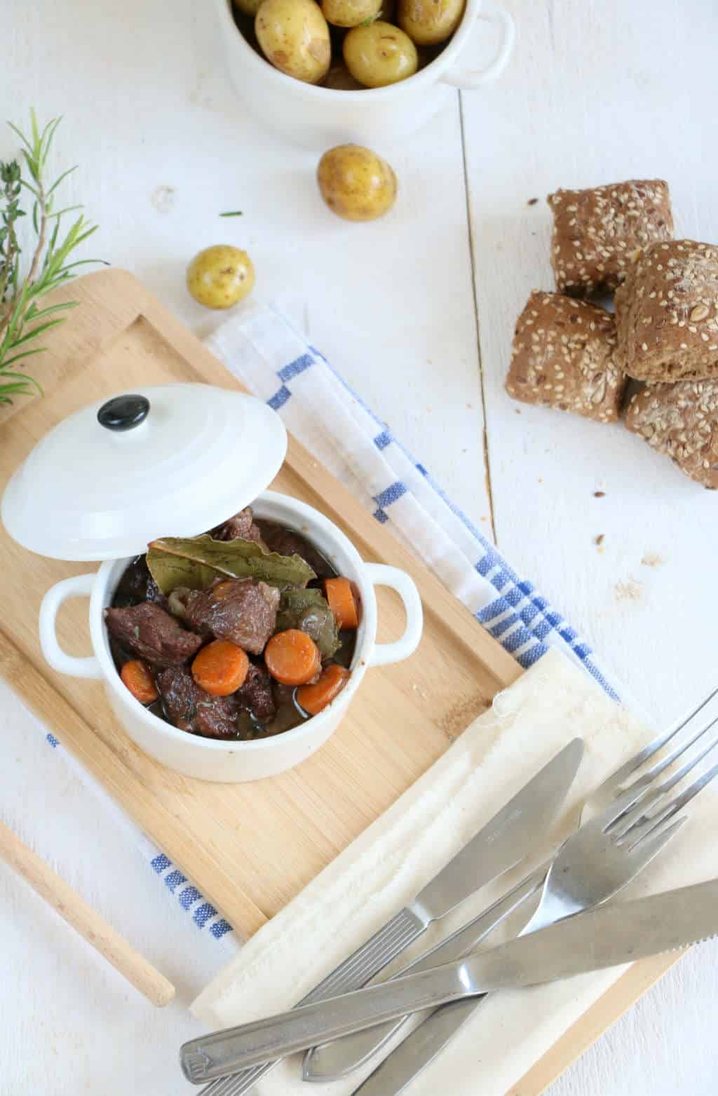 stoofvlees in rode wijn