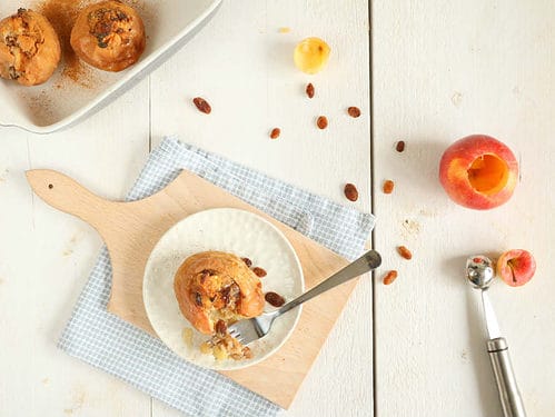 Appeltjes met spijs uit de oven