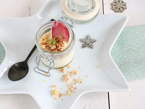 Panna cotta met gorgonzola