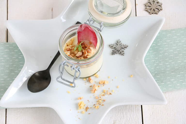 Panna cotta met gorgonzola