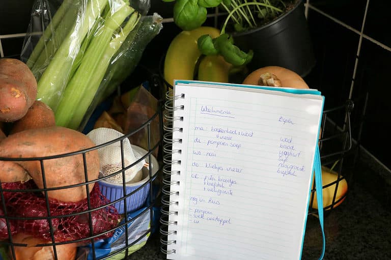 Maken van een weekmenu