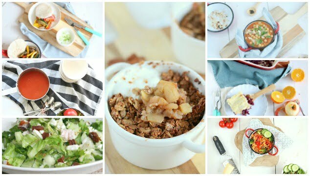 Weekmenu 3 makkelijke recepten
