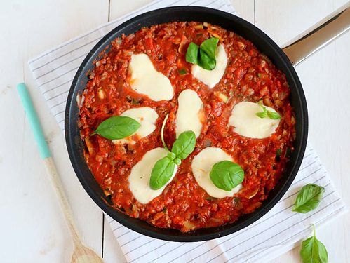 Lasagne uit de pan met courgette