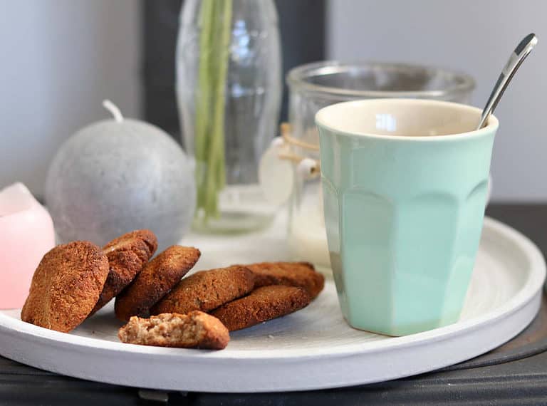 Amandel banaan koekjes met kaneel