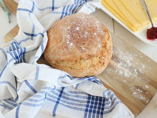 no knead bread recept