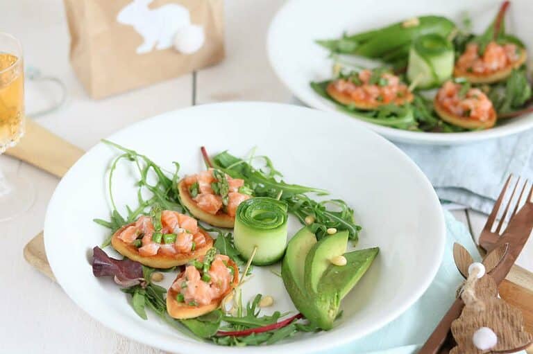 zalmtartaar met groene asperges 1a
