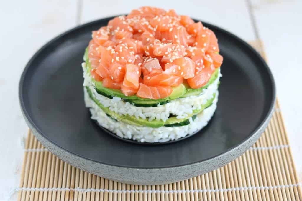 Sushi taart