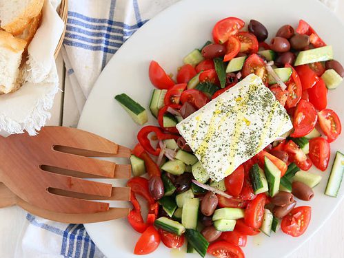 Griekse salade recept