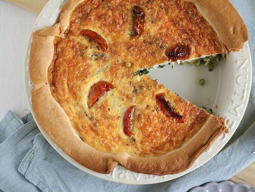 Spinazie quiche