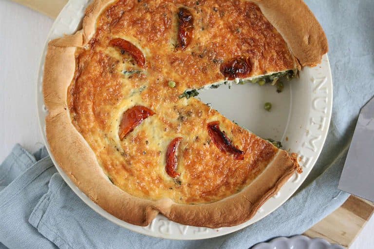 Spinazie quiche