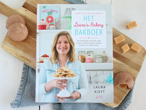 Fudge koeken met chocolade uit Laura's Bakery Bakboek
