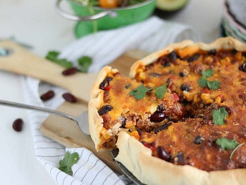 Hartige Mexicaanse taart