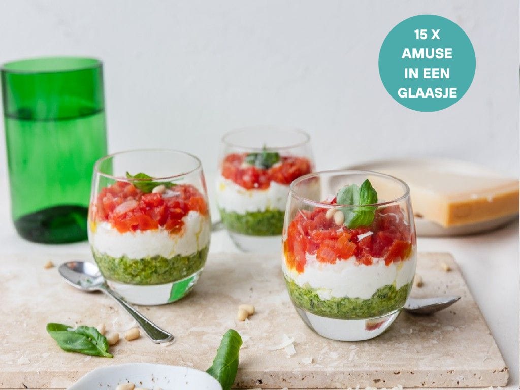 15 x Amuse in een glaasje