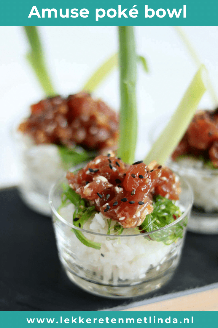 Hoe maak je een poke bowl amuse