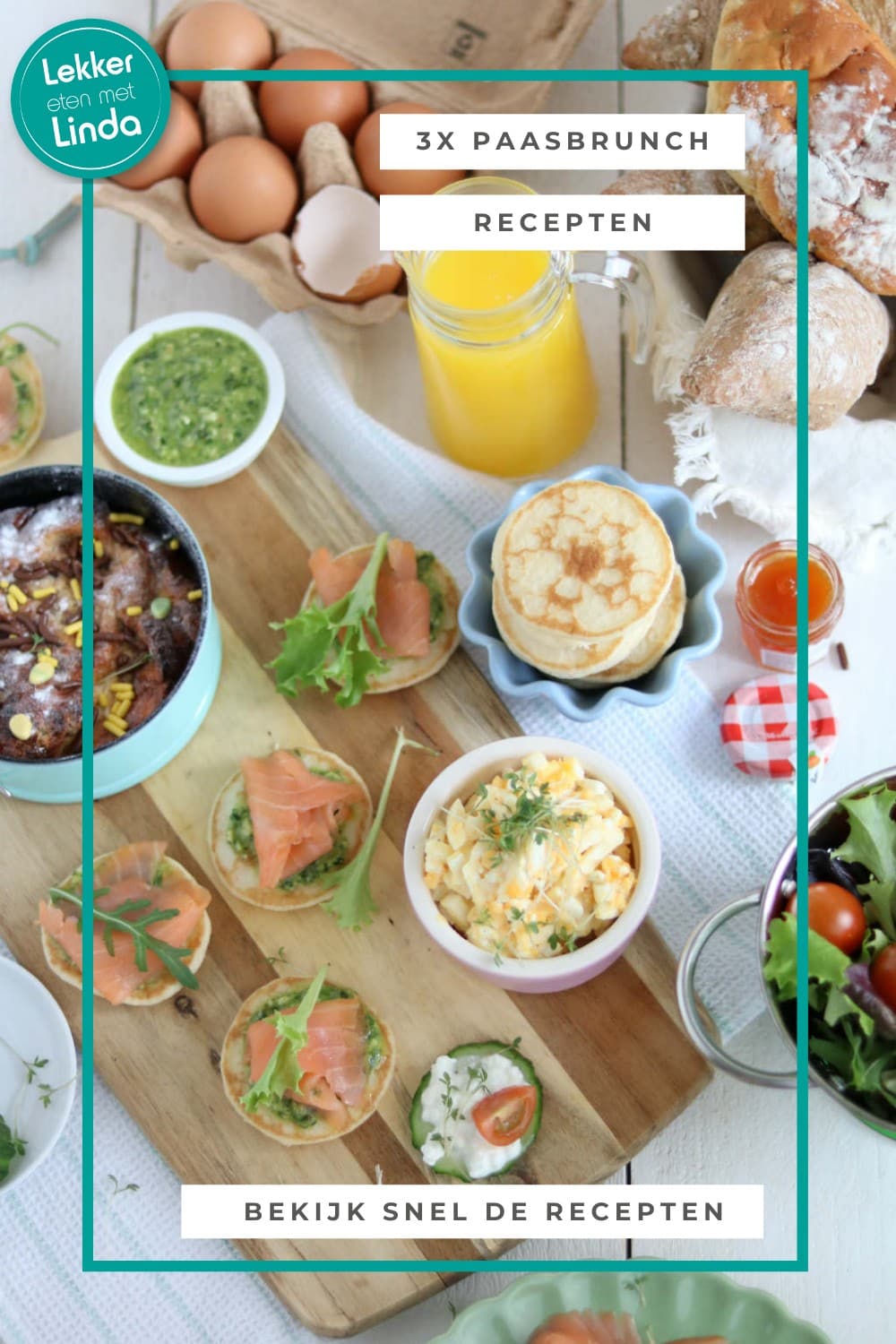 Paasrecepten voor de Paasbrunch
