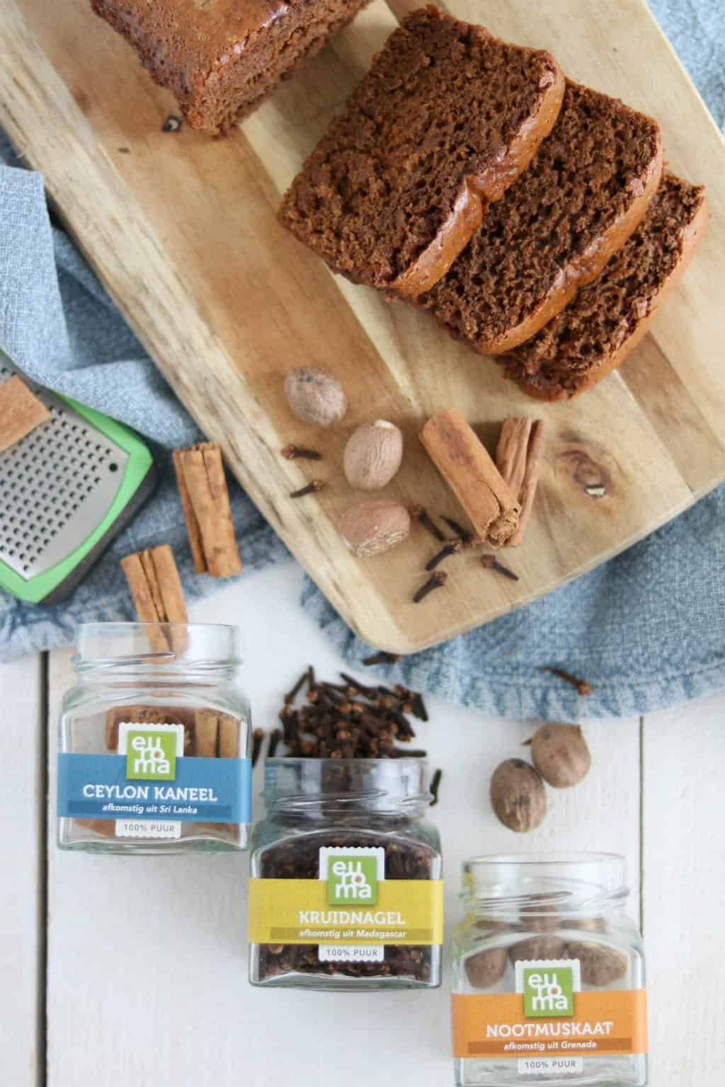 Ingrediënten zelf ontbijtkoek maken