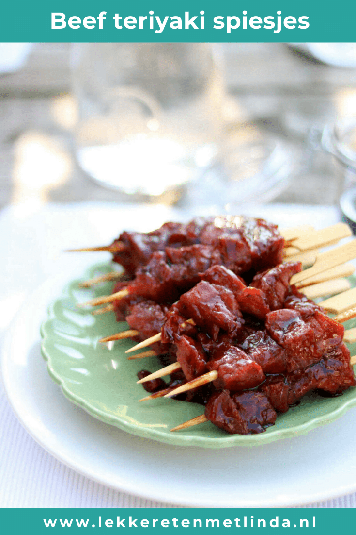 Hoe maak je teriyaki spiesjes