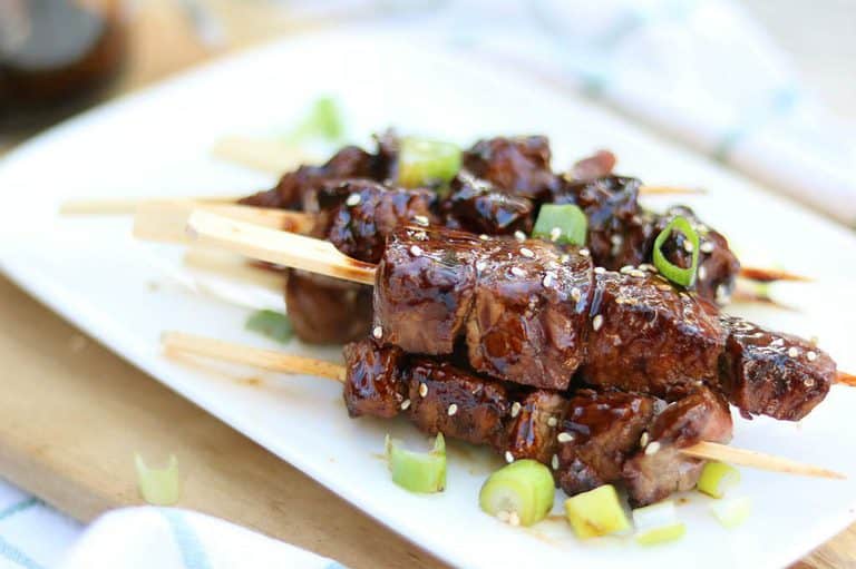Beef teriyaki spiesjes