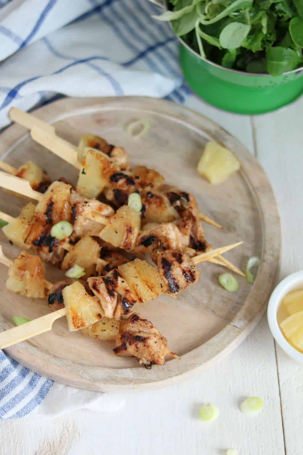 Gemarineerde kip met ananas
