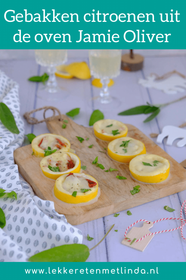 Gebakken citroenen uit de oven van Jamie Oliver is een lekker fris hapje dat de smaakpapillen prikkelt. De vulling van dit recept bestaat uit mozzarella, ham en tomaat.