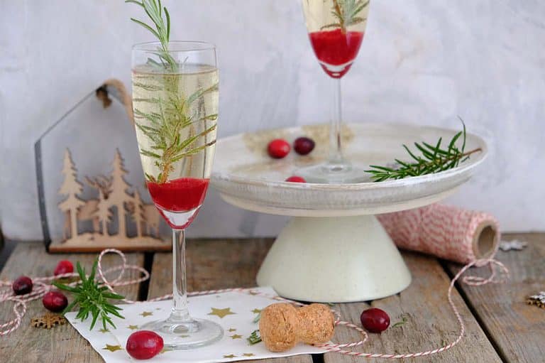 Kerst cocktail met prosecco 1a