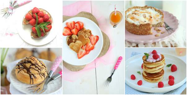 5 x moederdag ontbijt recepten voor de allerliefste moeders. Ik heb een aantal heerlijke recepten voor je geselecteerd van ontbijttaart tot pannenkoekjes.