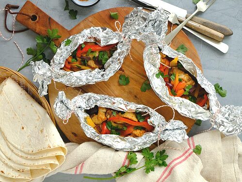 Kip Fajitas pakketjes van de bbq