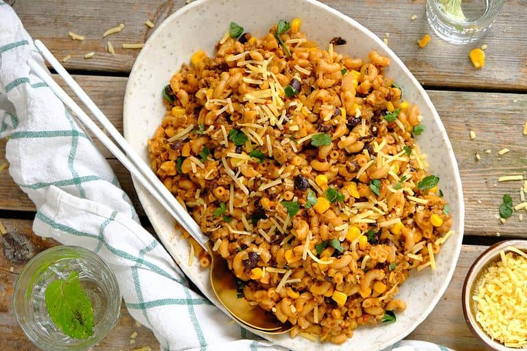 Eenpans taco pasta
