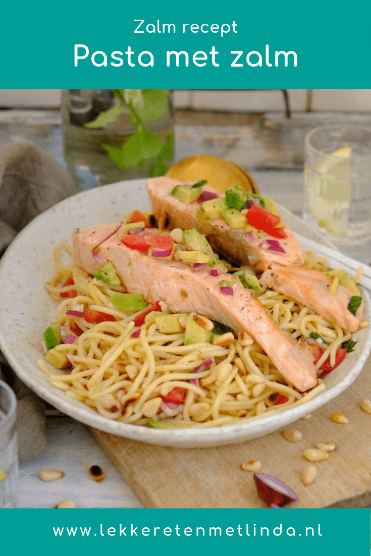 Zalm met pasta