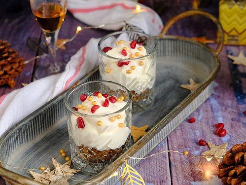 cheesecake in een glaasje, makkelijk dessert