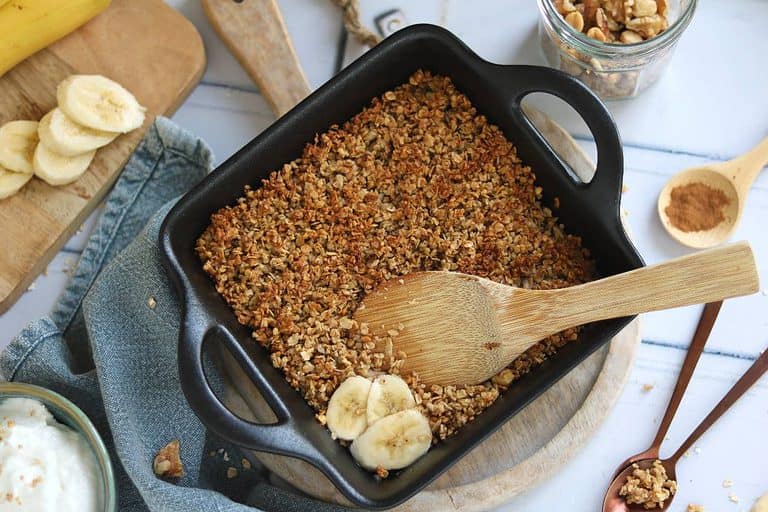Bananen crumble