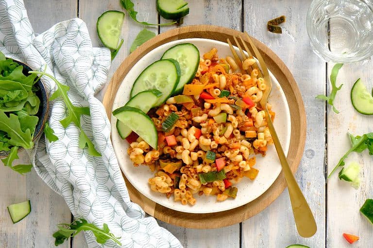 Snelle macaroni zonder pakjes en zakjes