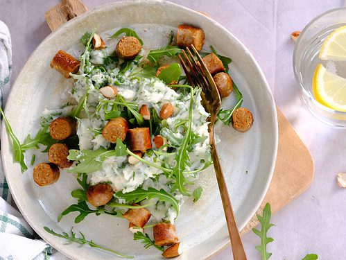 Bloemkool stamppot met rucola
